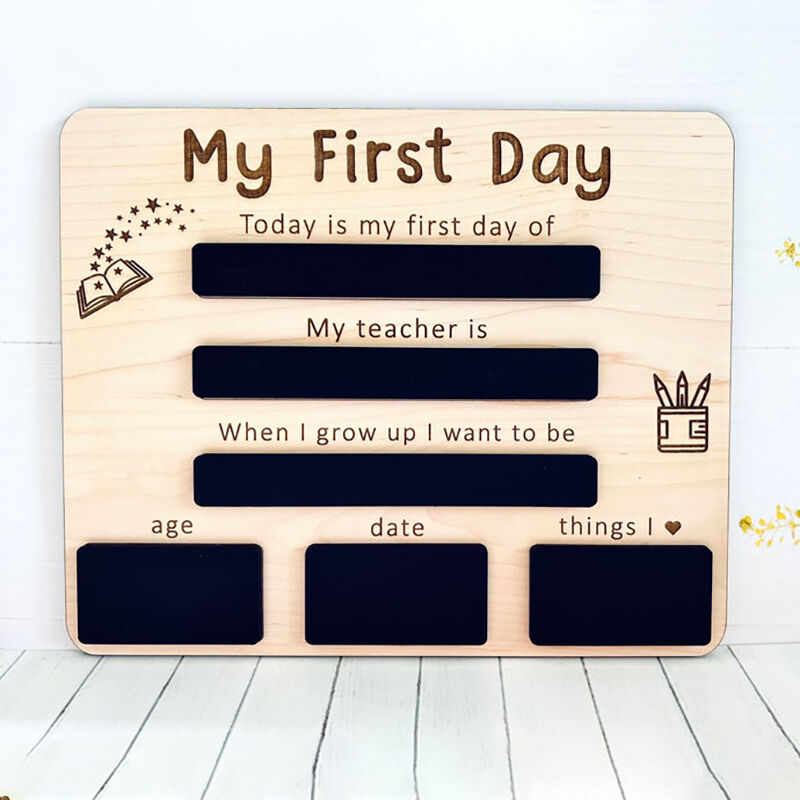 DIY First Day Of School Sign Simple Gift for Kids