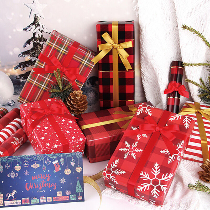 Papel para envolver regalos de Navidad: regalos navideños DIY