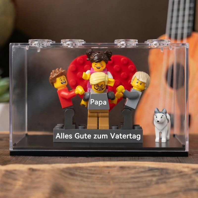 Personalized Building Block Figurines Special Father's Day Gift