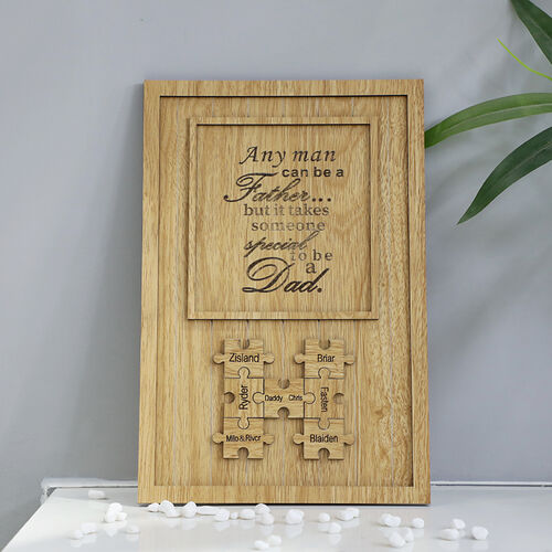 Wood Personalized Father's Day Plaque