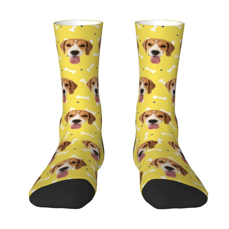 Custom Face Socks add Dog Photos for Pet Lovers