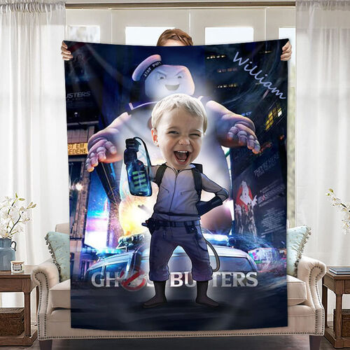 Personalized Custom Photo Blanket Cartoon Character Game World Background Coral Fleece Blanket Gift