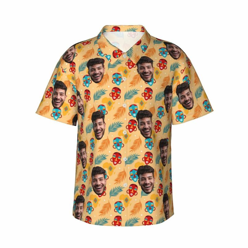 Camisa Personalizada Estilo Tropical Hojas Unisex Regalo para Amigos