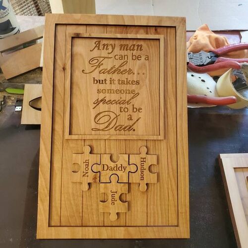 Wood Personalized Father's Day Plaque