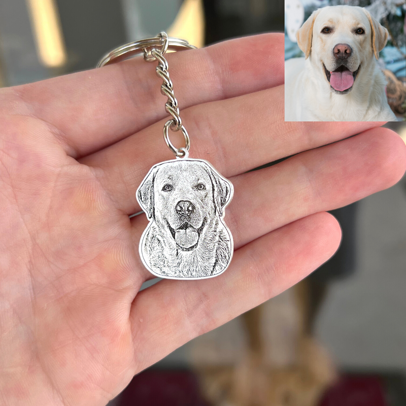 Llavero Personalizado con Foto - Divertido Regalo para Mascotas
