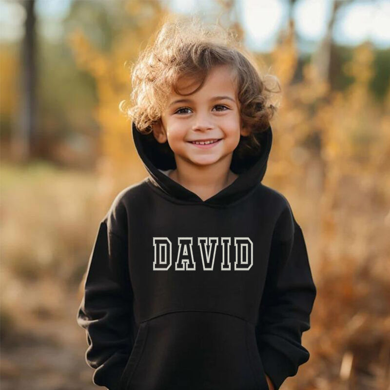 Personalisierte Kinder bestickt Hoodies Individuelles Name Geschenke für Kinder