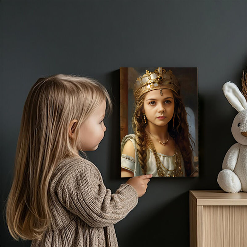Personalized Portraits with Custom Face Swap Cute Present for Child
