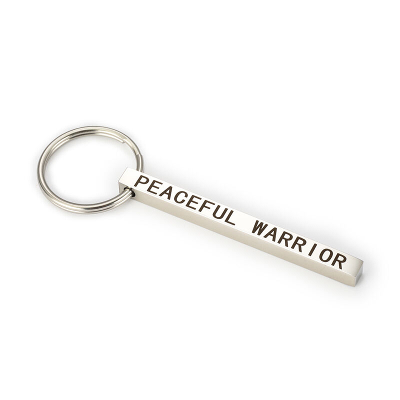 "Peace&Love" Personalisierter Gravierter Schlüsselanhänger
