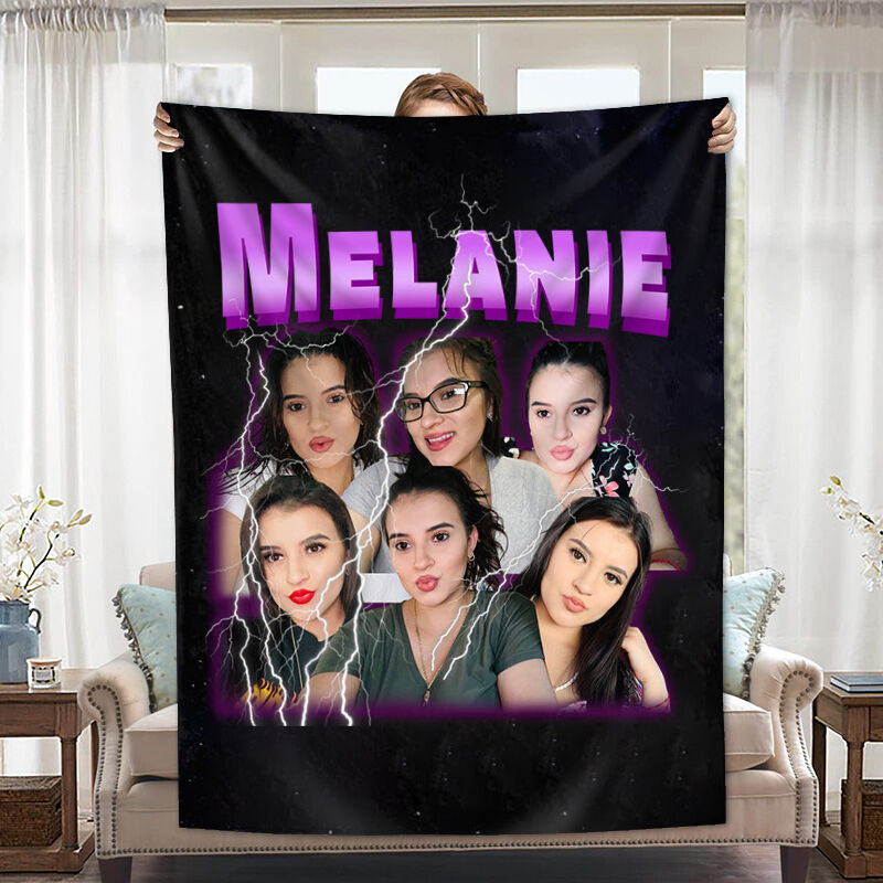 Personalized Picture Blanket Exquisite Present for Bestie