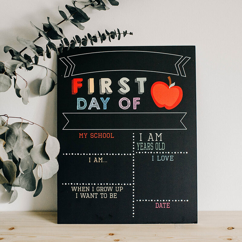 DIY First/Last Day Of School Sign Wonderful Gift for Kids