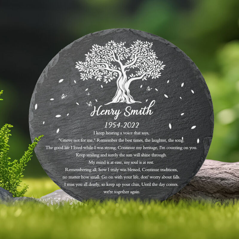 Personalized Memorial Stone Bereavement Gift Garden Stone for Family