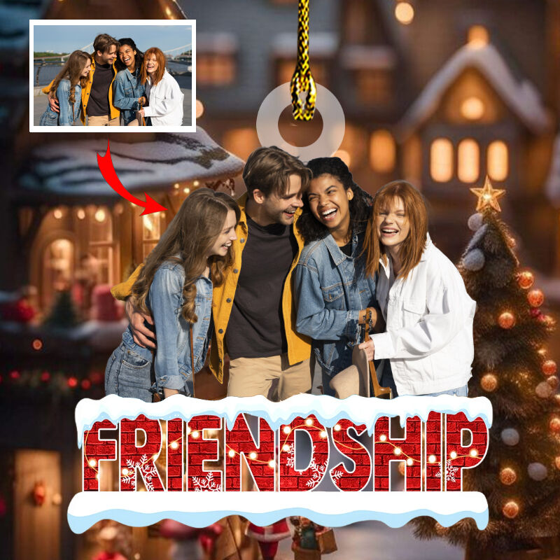 Adornos navideños personalizados Fotos personalizadas Regalos divertidos para mejores amigos