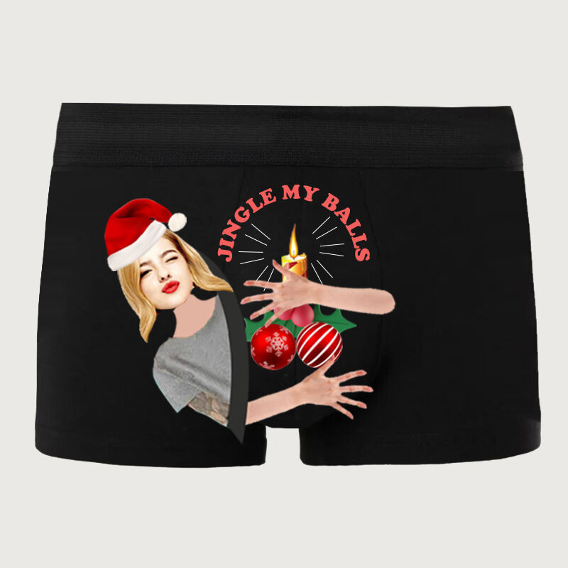 Personalisierte Bild Herrenunterwäsche Boxershorts Großes Geschenk für Weihnachten