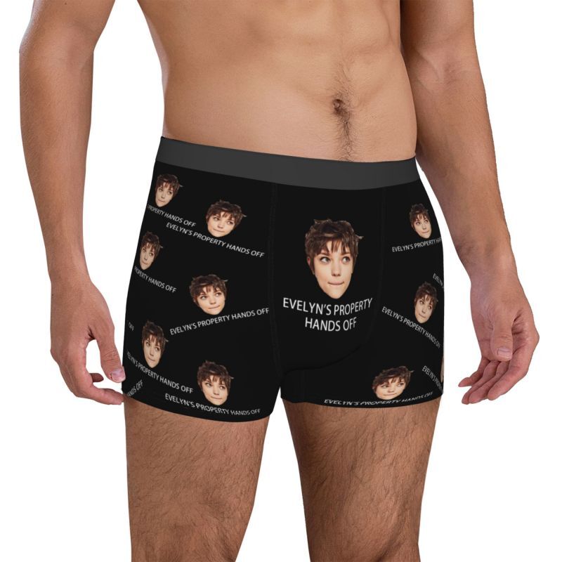 Personalisierte Foto-Männer-Unterwäsche Boxer Shorts mit kundenspezifischem Namen Exquisites Geschenk für Freund