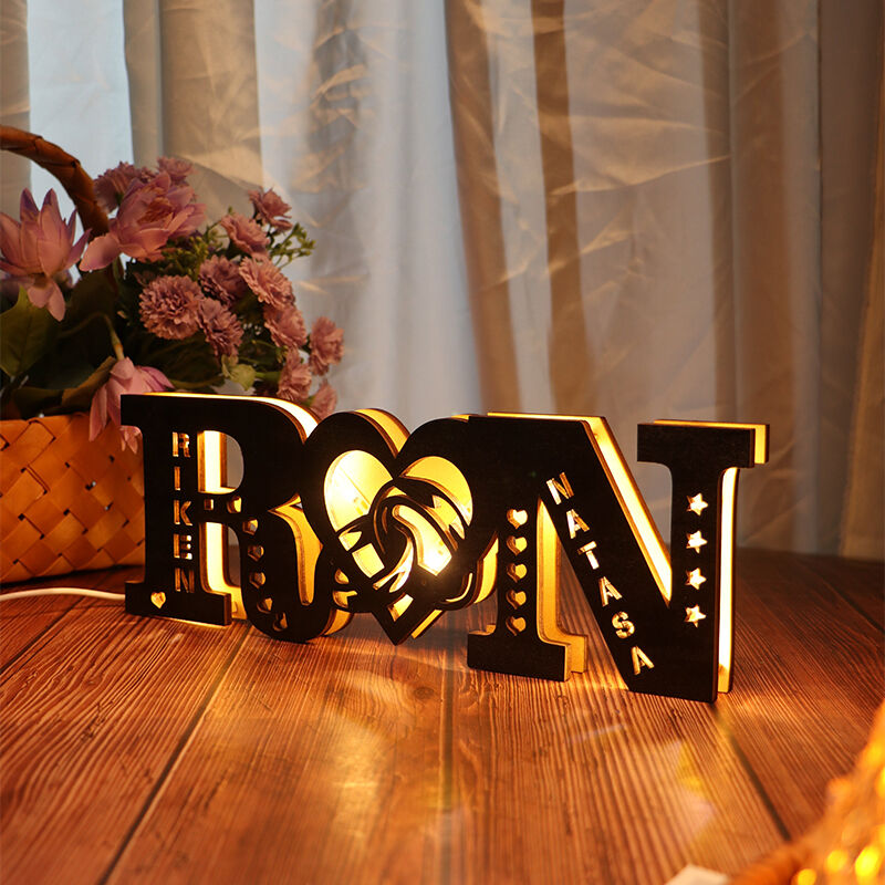 Personalized Name Night Light Creative Valentine's Day Present