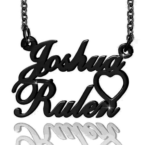 "Love Of Heart" Personalized Heart Name Necklace