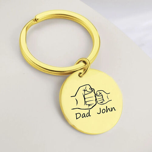 Porte-clés Poing Personnalisé pour la Fête des Pères