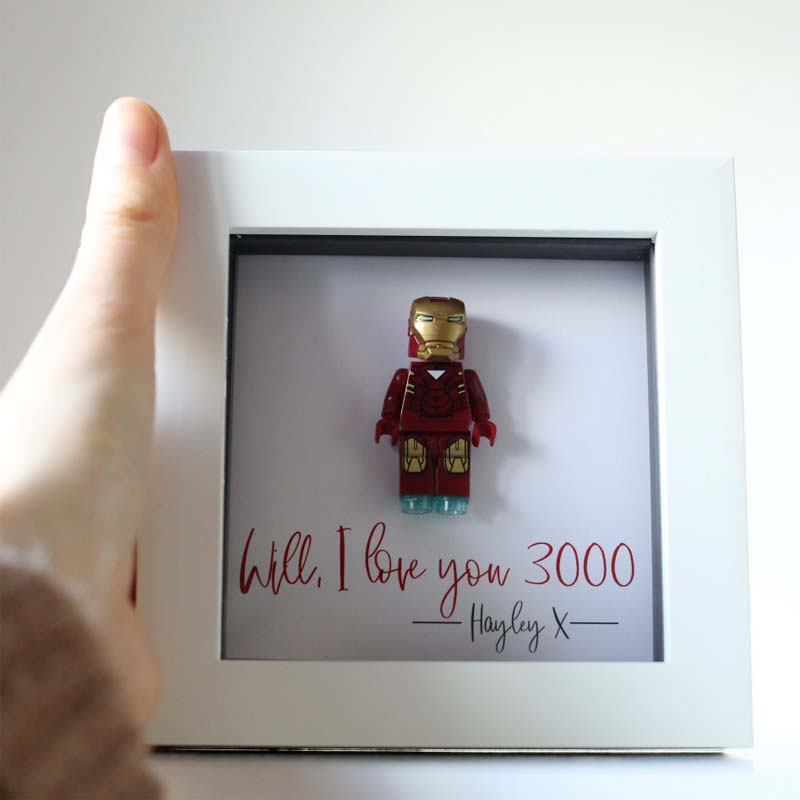 "I Love You 3000" Personalised Superhero Frame