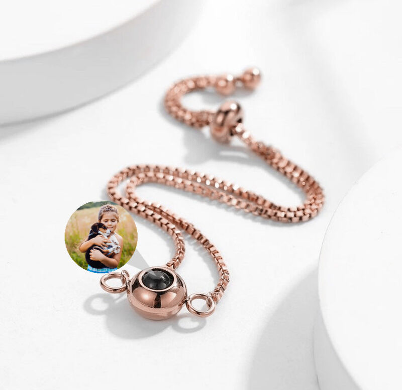 Personalized Beautiful Photo Projection Bracelet Sweet Cool Gift