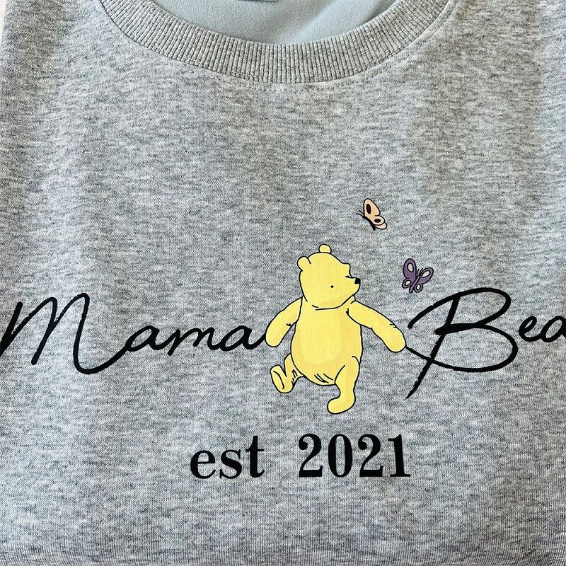 Sudadera personalizada mamá oso con nombres personalizados diseño cálido regalo para el día de la madre