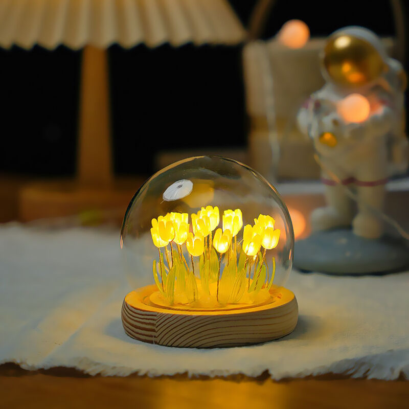 Cute Tulip Lamp Beautiful Gift for Your Love