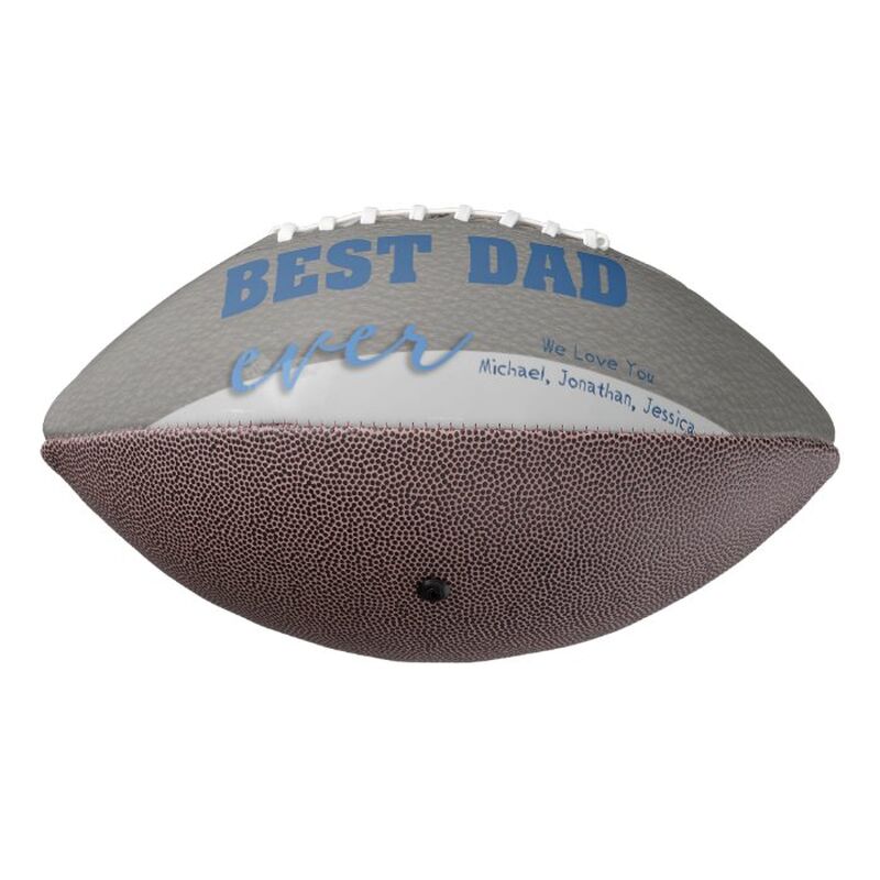 Ballon de rugby Cadeau de fin d'études personnalisé "Meilleur Papa"