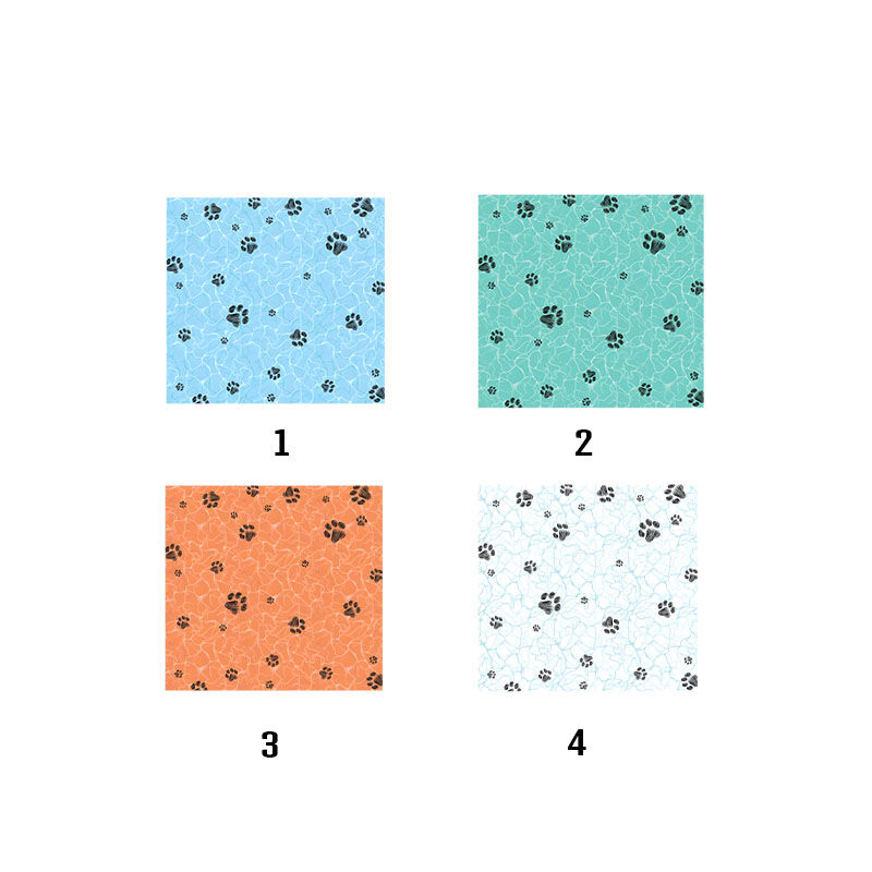 Personalized Picture Men's Beach Shorts with Paw Print Pattern Cute Gift for Pet Lovers