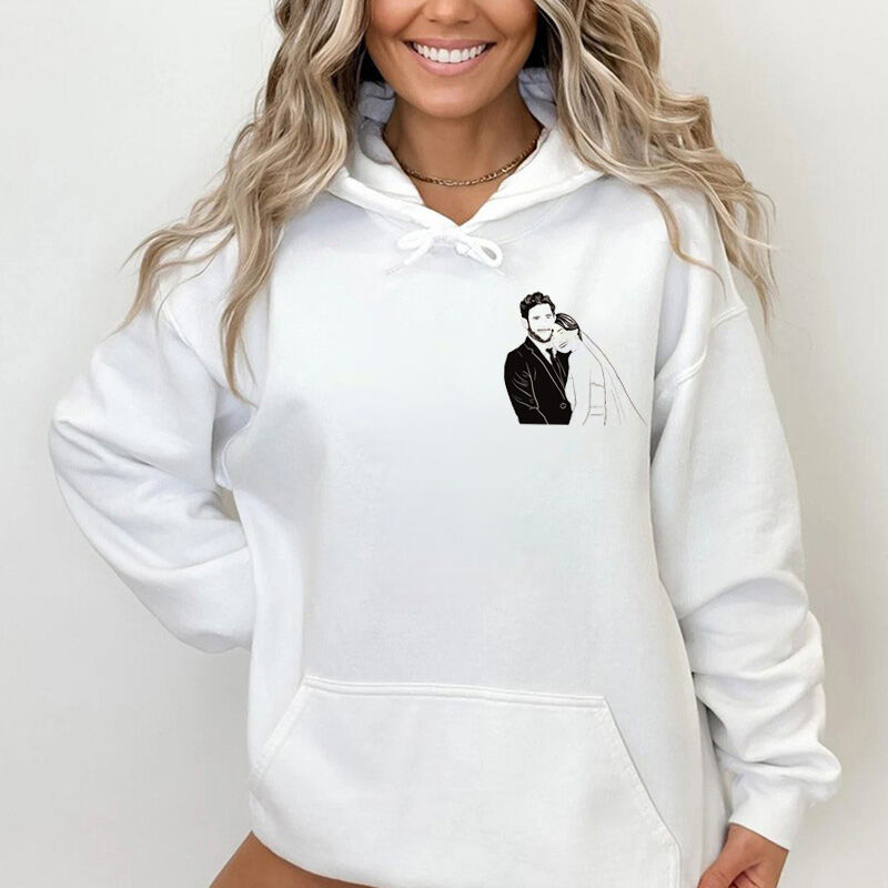 Personalized Hoodie with Custom Picture Design for Memorial Day Gift