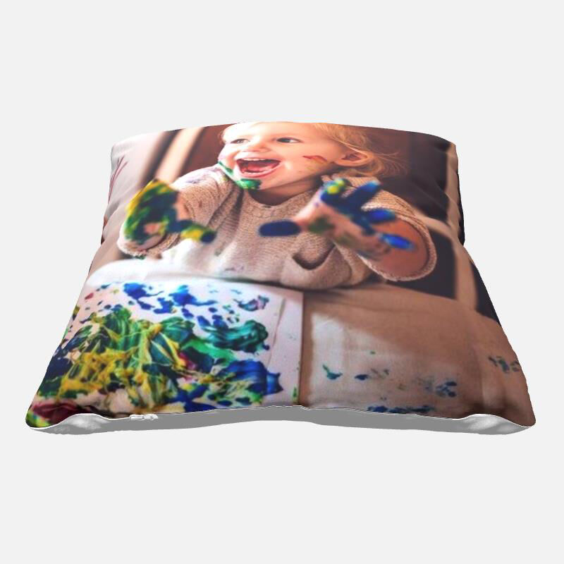 Custom Baby Photo Throw Pillow