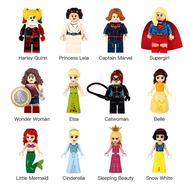 Personalized Minifigure With Superhero Warm Mother's Day Gift