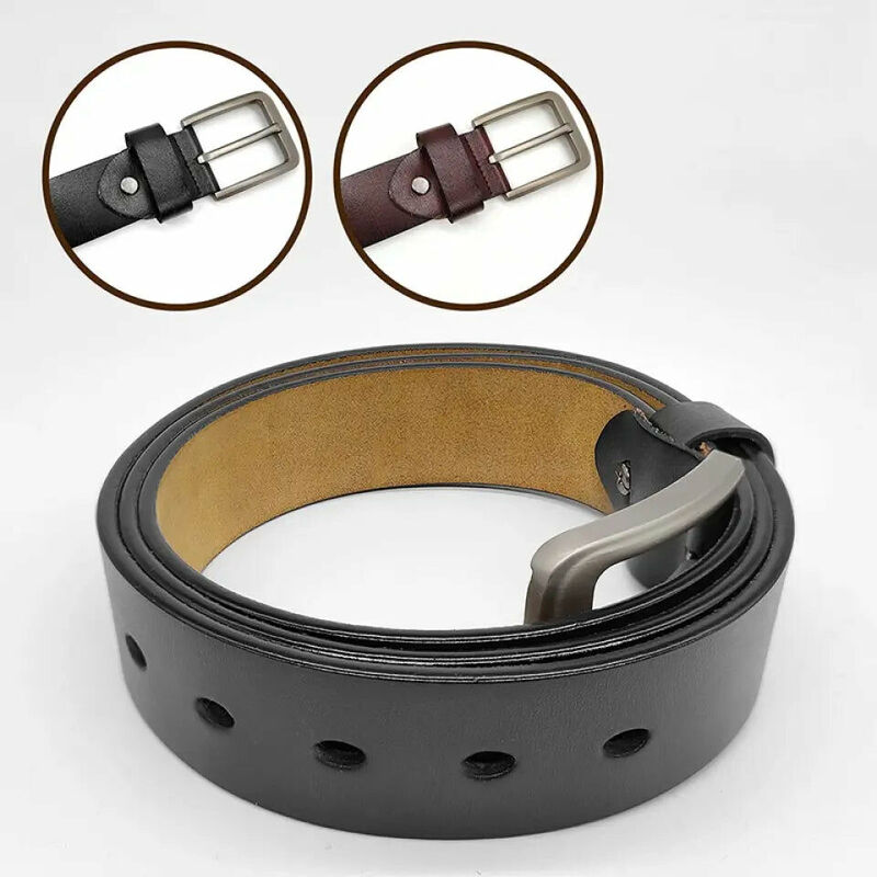 Custom Leather Belt Engraved Encouraging Words Men's Belts for Father's Day