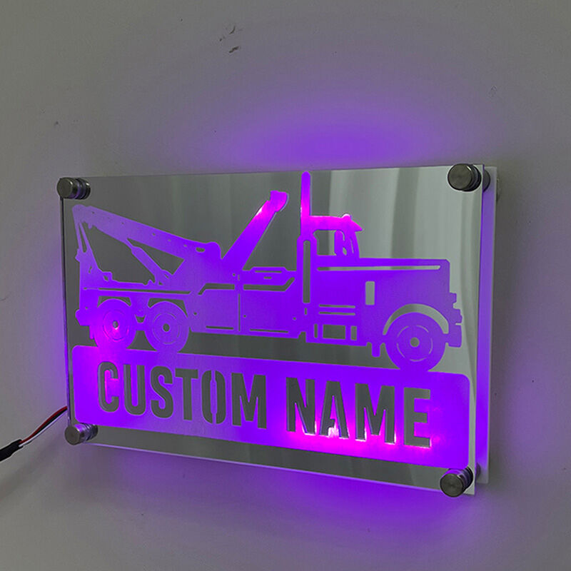 Personalized mirror lights with car graphics cool gifts for car lovers