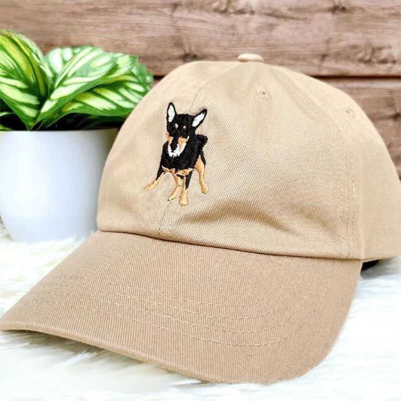 Personalized Hat Embroidered Custom Pet Color Photo with Name Design Gift for Pet Lovers