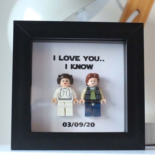 "I love you,I know" Superheroes Frame Gift for Him