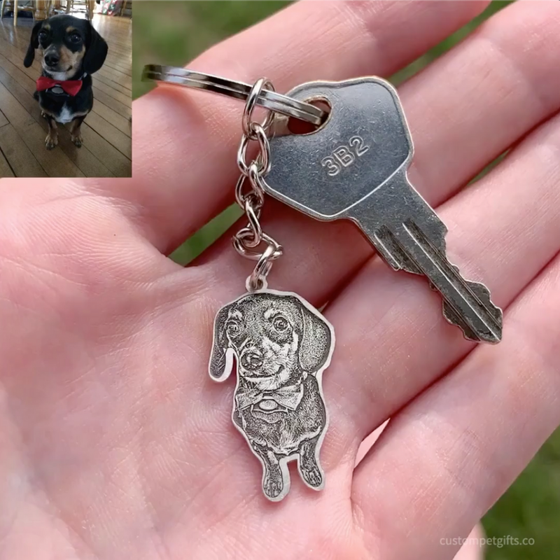 Llavero Personalizado con Foto - Divertido Regalo para Mascotas