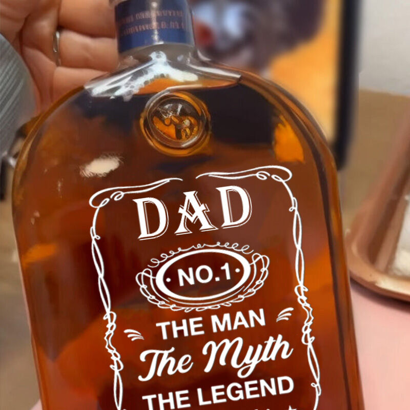Bouteilles de whisky personnalisées avec surnom Cadeau exquis pour la fête des pères