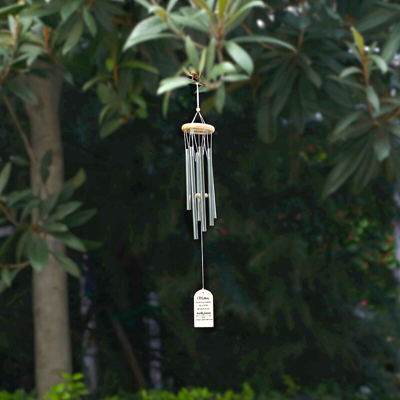 "Mothers Hold Our Hands for A Little While" Personalized Custom Wind Chime