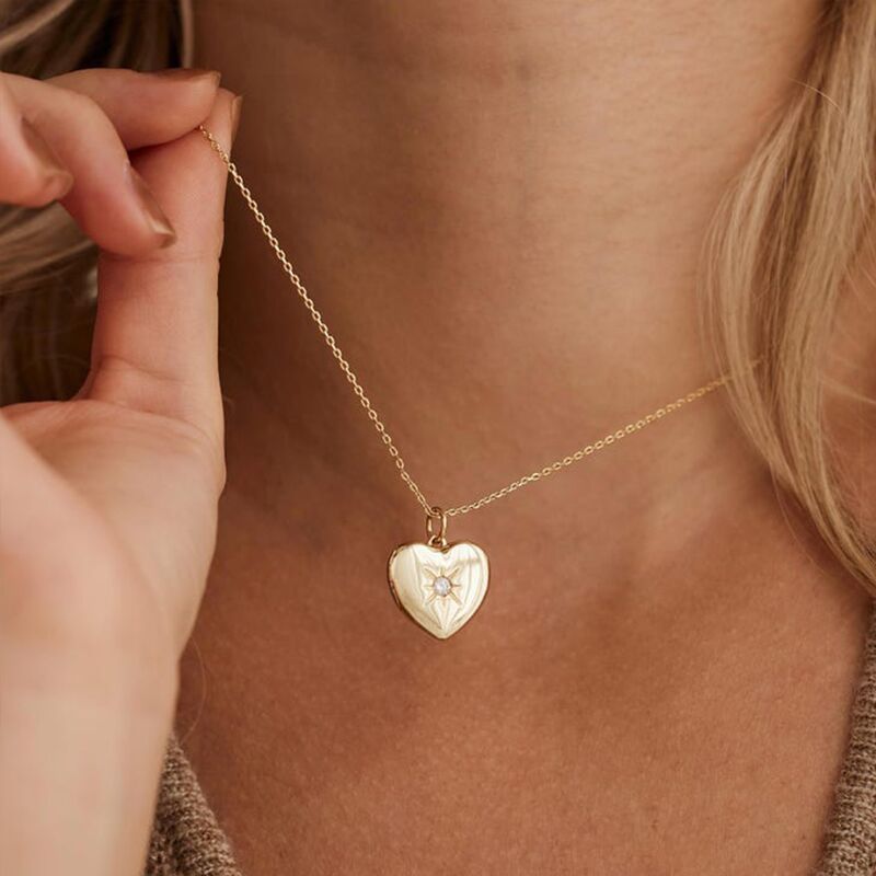 Collier photo d'amour personnalisé avec pierre de naissance, cadeau d'anniversaire exquis