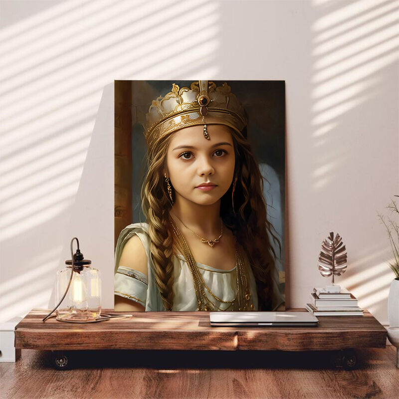 Personalized Portraits with Custom Face Swap Cute Present for Child