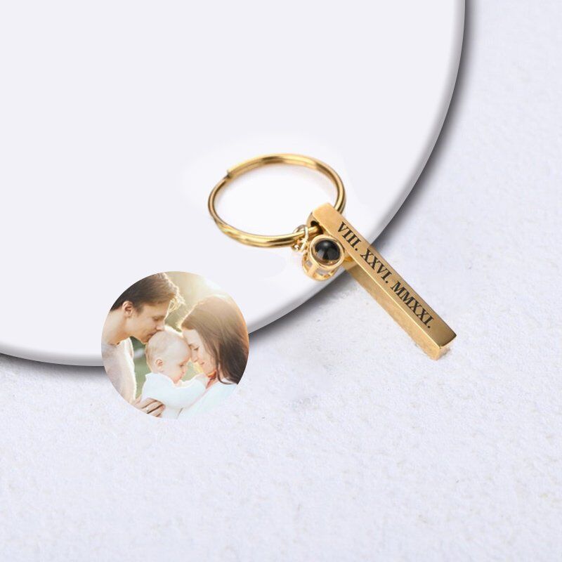 Personalized Photo Projection Keychain-Bar