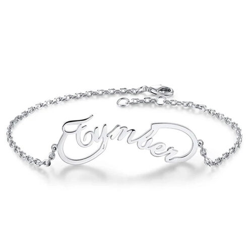 "Infinity And Forever" Personalisiertes Armband mit Unendlichkeitsgravur