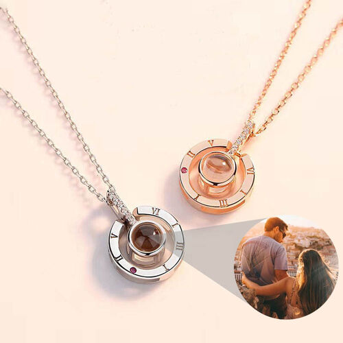 Personalized Photo Projection Necklace - Surround