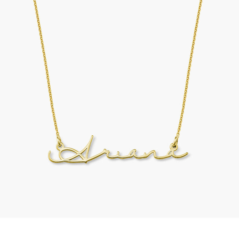 "Be True" Personalized Name Necklace