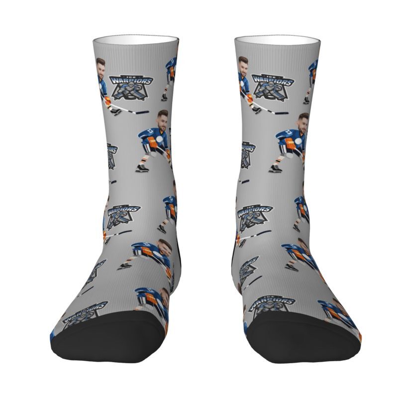 "Ice Warrior" Customizable Face Socks as a Gift for Friends