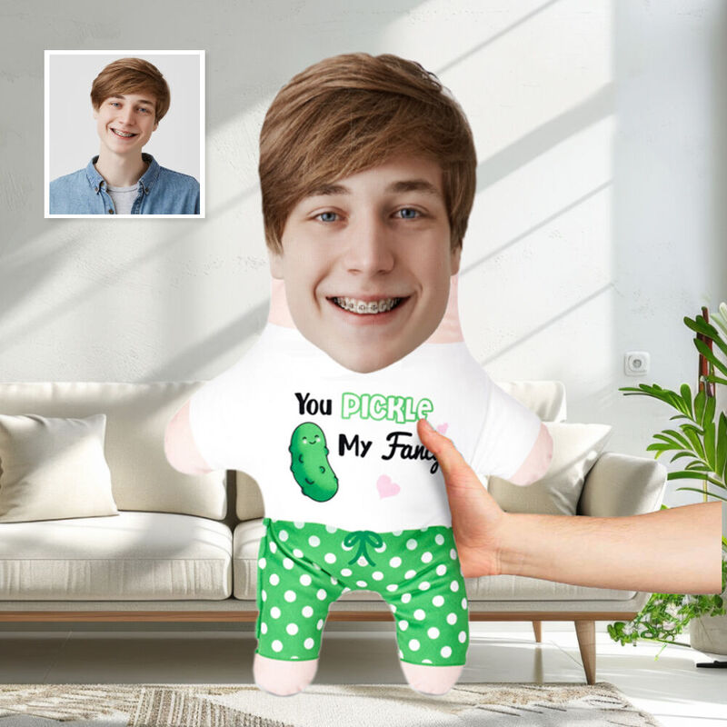 "Me Encantas" Almohada Personalizada con Rostro - Idea de Almohadas con Fotos para San Valentín