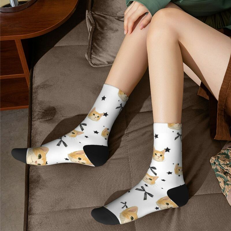 Personalized Face Socks Custom Pet Portrait Cartoon Photo Gift for Pet Lovers