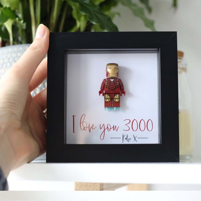 "I Love You 3000" Personalised Superhero Frame