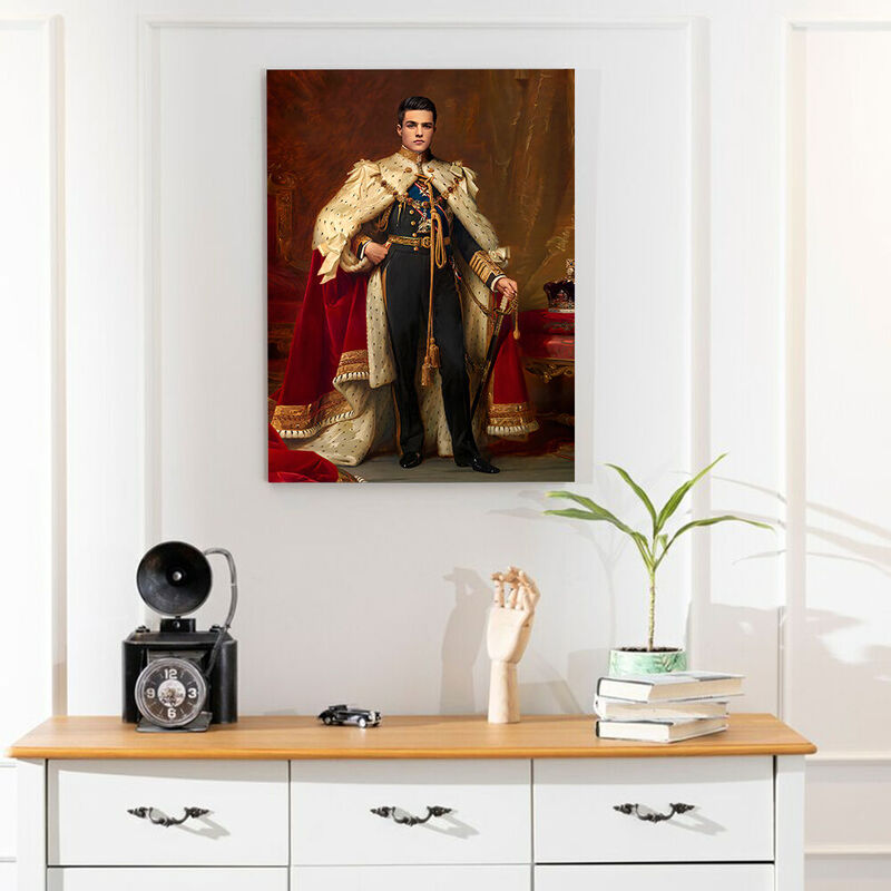 Customized Head Photo Royal Portrait Custom Men Gift