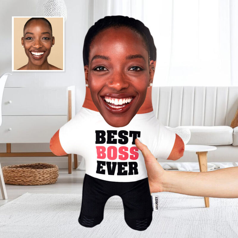 Customized Face Pillow Best Boss Ever Face Pillow