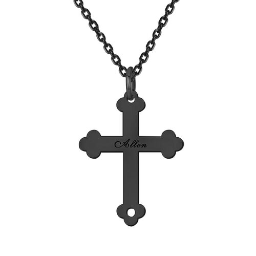 "Heilmittel für die Liebe" Personalisierte Kreuz Halskette
